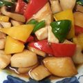 kimimaruo's cooksnap of when they made ∮ エリンギ✰唐辛子✰彡甘酢炒め ∮.