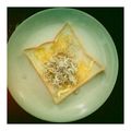 salymama's cooksnap of when they made 春だね～　しらすトースト.