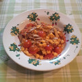 オレンジリング's cooksnap of when they made トマトとキノコの卵炒め☆.