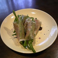 Ｐ子ママ's cooksnap of when they made 超簡単付け合せ！さやいんげんに生ハムを。.