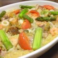 papikun's cooksnap of when they made 鶏のパエリア（節約風味）.