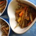 きゃら子's cooksnap of when they made 旦那サマ好みの❤さつま芋と牛蒡のきんぴら.