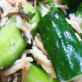 熊人すみこ's cooksnap of when they made 簡単☆さっぱりささみの梅きゅう和え.