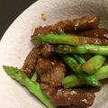 asa89's cooksnap of when they made 牛肉とアスパラのオイスターソース炒め.
