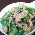 __tomoko's cooksnap of when they made 茄子とピーマンのコクうま丼.