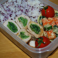 サオリ's cooksnap of when they made ★お弁当に★ほうれん草の豚肉巻き.