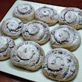うまうま・らぶ's cooksnap of when they made ほろ苦コーヒーココアと胡桃のロールパン♪.