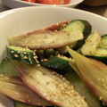 yumanan's cooksnap of when they made キュウリとみょうがのごま塩和え.