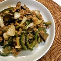 うに１１８'s cooksnap of when they made ゴーヤと茄子の味噌そぼろ炒め.