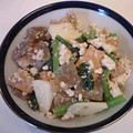 龍青空ママ's cooksnap of when they made 厚揚げとリンゴで絶妙　*　白和え　*.
