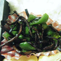 3姉妹ちゃんママ's cooksnap of when they made お弁当に　2分　簡単☆ピーマンと塩昆布.