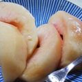 ＮＯＲＩＲＩＮ's cooksnap of when they made 桃のむき方♥.