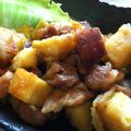 SouMam2011's cooksnap of when they made 簡単☆さつま芋と鶏肉のハニーレモン.