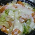 mikekke's cooksnap of when they made タジン鍋で☆レタスのチーズ蒸し.
