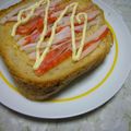 白いカピバラ's cooksnap of when they made カニカマトースト★.