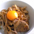 サワデー's cooksnap of when they made 簡単　残り物のお肉で豚丼.