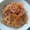 かめ凜's cooksnap of when they made れんこんの甘辛炒め☆ｗ唐辛子.