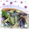 ＊かおたん＊'s cooksnap of when they made めんつゆで◎なすときゅうりの煮びたし.