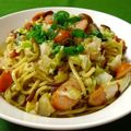おらんでう～たん's cooksnap of when they made ✿青ジソで♡春キャベツの梅マヨ焼きそば✿.