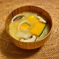 コムギ大好き's cooksnap of when they made カボチャとお好きな具でみそ汁.