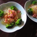shimaru's cooksnap of when they made 春雨とハムとブロッコリーの煮込み♪.