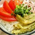 サンディサンディ's cooksnap of when they made ナス＆トマト乗っけ！そうめん.