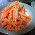kookuro's cooksnap of when they made にんじんの味噌きんぴら.