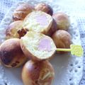 nonmam's cooksnap of when they made ◎コロコロまん丸アメリカンドッグ◎.