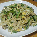 母ちゃん☆'s cooksnap of when they made 簡単！ゴーヤともやしの卵とじ.