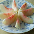 母ちゃん☆'s cooksnap of when they made 桃のむき方♥.