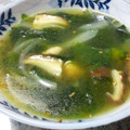 rist's cooksnap of when they made わかめとささみのスープ.