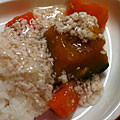 nanoe's cooksnap of when they made ☆南瓜と人参の煮物.
