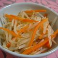 まろうめ's cooksnap of when they made (韓国料理)　もやしナムル.