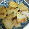 ショコさんです。's cooksnap of when they made 長いものバター醤油焼き.