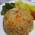 ともこキッチン's cooksnap of when they made 簡単☆ニンジンとツナのピラフ.