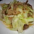 ayuayucchi's cooksnap of when they made 簡単　すぐ出来る　豚肉と梅のキャベツ炒め.