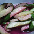 ayuayucchi's cooksnap of when they made 梅酢で即席♪みょうが＆きゅうりの柴漬け風.