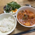 ｬﾑ's cooksnap of when they made 鶏の濃厚トマトクリーム煮☆🤩☆.