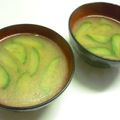 新妻あや's cooksnap of when they made お母さん直伝☆きゅうりの味噌汁.