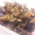 MofeMofee's cooksnap of when they made ナスと豚肉の高菜炒め☆.