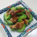 あっこ姉's cooksnap of when they made 豚バラとゴーヤのからし和え.