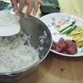 3姉妹ちゃんママ's cooksnap of when they made 我家の☆手巻き寿司☆.