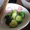 bethama's cooksnap of when they made 辛！甘！きゅうりの漬物.