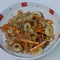 にゃん子っち's cooksnap of when they made エコ万歳☆大根の皮できんぴら.