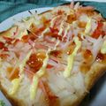 ミッキィ's cooksnap of when they made カニカマトースト★.