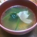ＲＫまま's cooksnap of when they made 小松菜とベーコンのにんにくスープ.