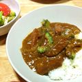 naganyo's cooksnap of when they made ゴーヤとスパムの卵入りマイルドカレー.