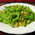 おらんでう～たん's cooksnap of when they made ささげのガーリックパン粉炒め.