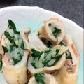 Alice0104's cooksnap of when they made 塩豚バラのニラもやしスタミナ巻き.