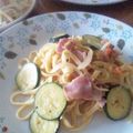 ノブリン♡'s cooksnap of when they made ズッキーニとベーコンのパスタ♪.
